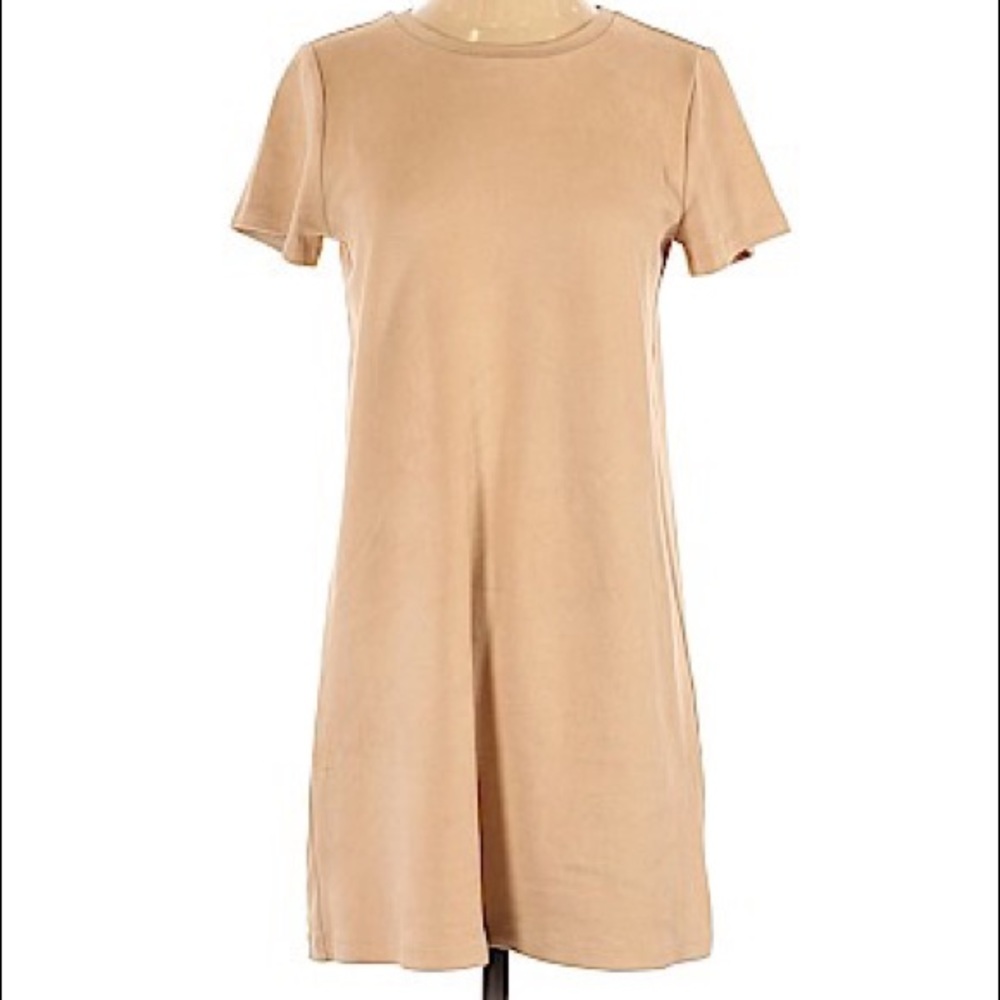 Nude Color Casual Dress